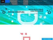 Tablet Screenshot of dbug.com.br